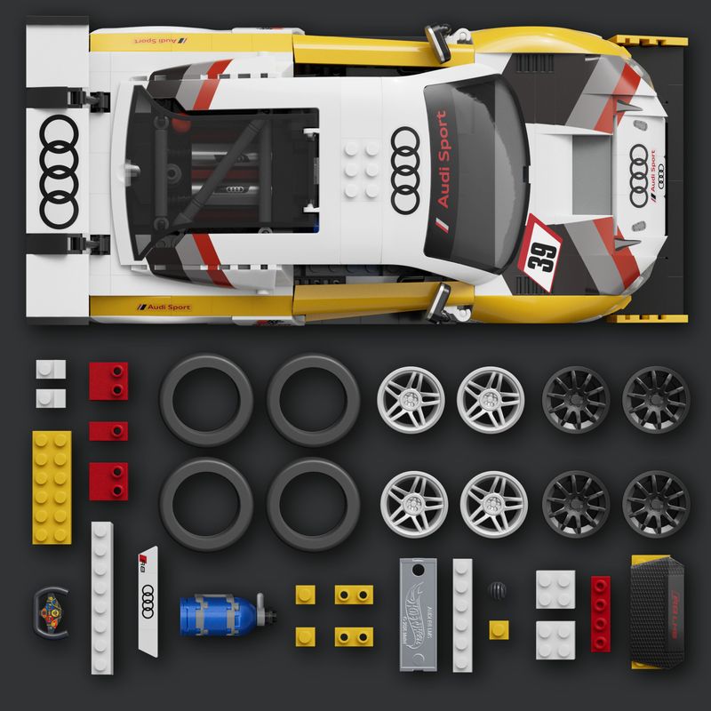 Brick Shop Hot Wheels '15 Audi R8 Lms