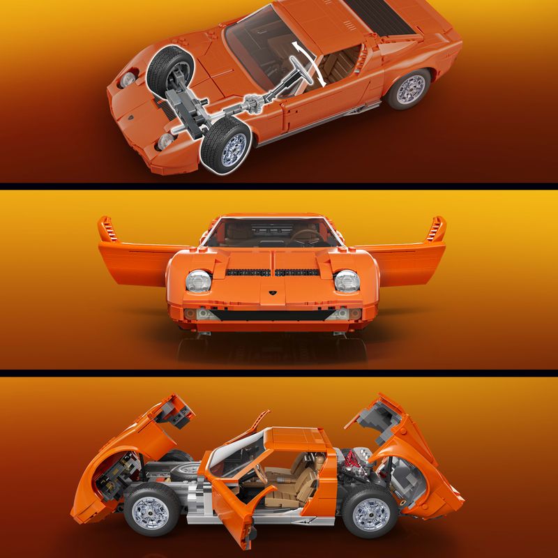 Brick Shop Hot Wheels '71 Lamborghini Miura P400 Sv