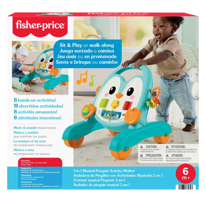 Fisher-Price  2-In-1 Musical Penguin Activity Walker