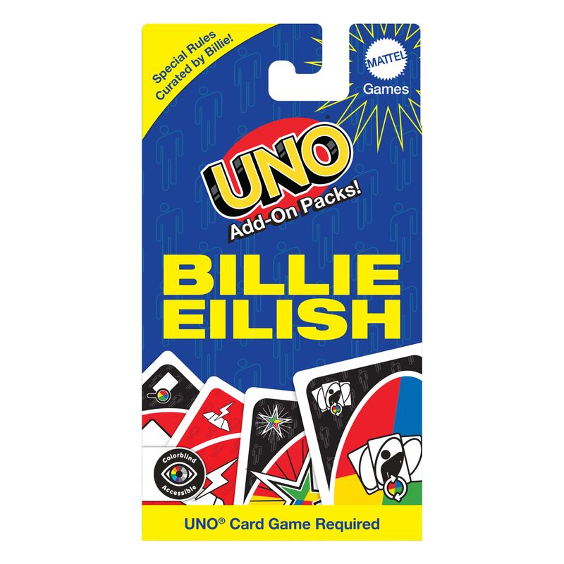 UNO Add-On Pack Billie Eilish Card Game