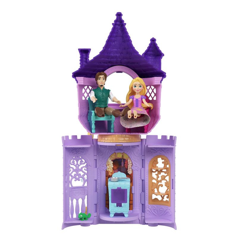 Disney Princess Storytime Stackers Rapunzel Tower Playset with 2 Dolls