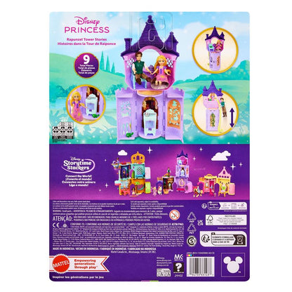Disney Princess Storytime Stackers Rapunzel Tower Playset with 2 Dolls