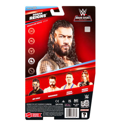 WWE Roman Reigns Action Figure, Main Event Series #166, 6" Collectible