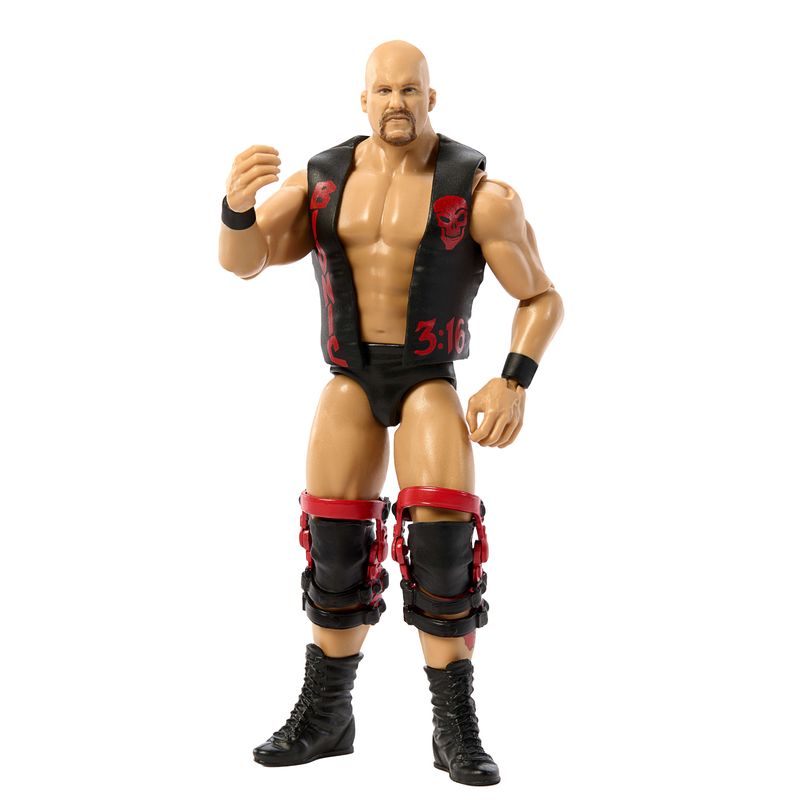 WWE “Stone Cold” Steve Austin Action Figure, Main Event Series #167, 6" Collectible