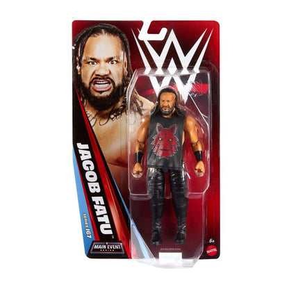 WWE Jacob Fatu Action Figure, Main Event Series #167, 6" Collectible