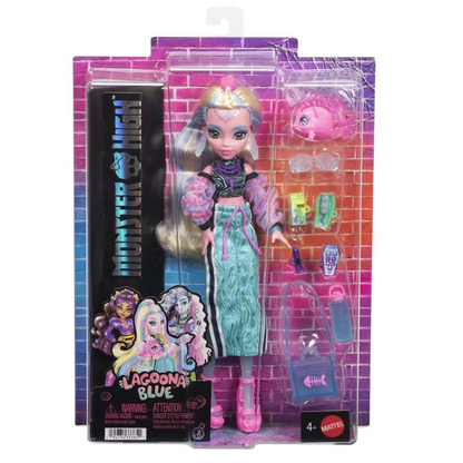 Add the fashionable Lagoona Blue to your Monster High collection and recreate your favorite monster moments.