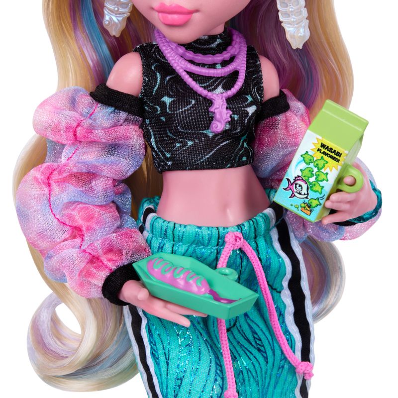Dive into stylish adventures with the Monster High Lagoona Blue Doll, featuring ocean-inspired fashion, iconic accessories, and imaginative play