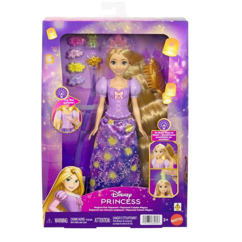 Disney Princess Magical Hair Rapunzel Fashion Doll