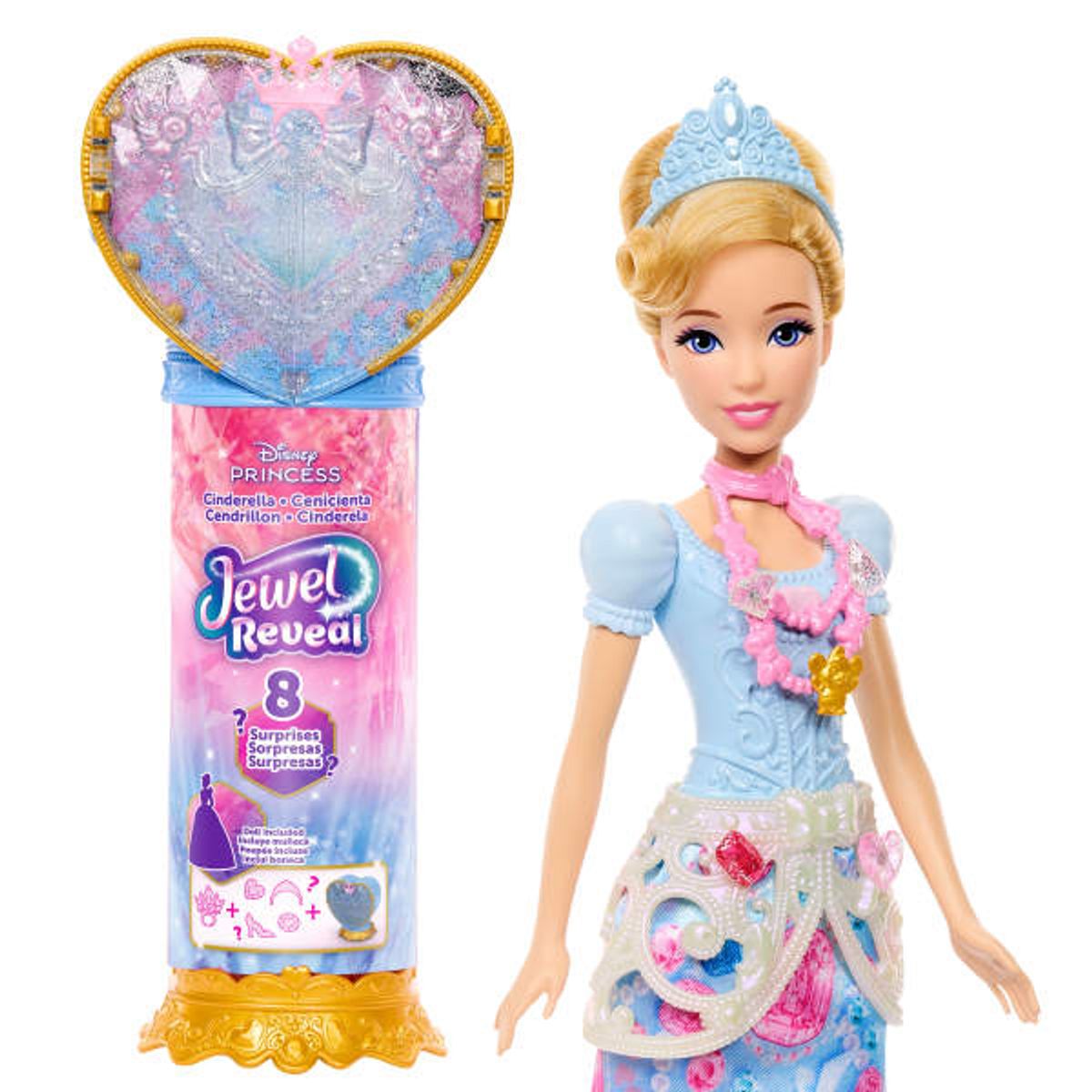 Disney Princess Jewel Reveal Cinderella Fashion Doll