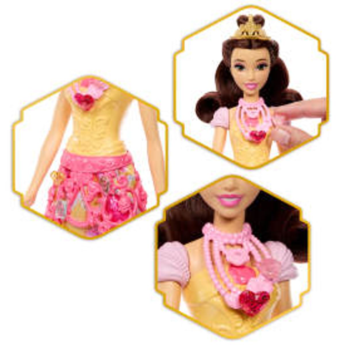 Disney Princess Jewel Reveal Belle Fashion Doll