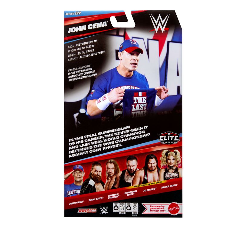 WWE Elite John Cena Action Figure, Series #127 2026, 6" Collectible