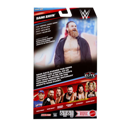 WWE Elite Sami Zayn Action Figure, Series #127, 6" Collectible