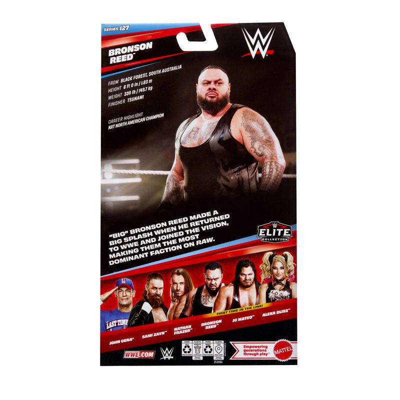 WWE Elite Bronson Reed Action Figure, Series #127, 6" Collectible