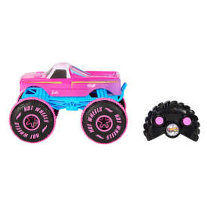 Hot Wheels Monster Trucks 1:24 Scale Barbie Remote Control Vehicle