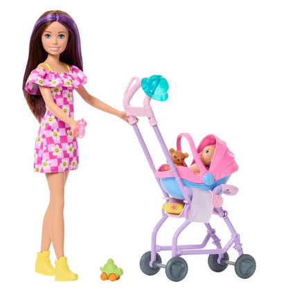 Barbie Skipper Babysitters Playset Stroller