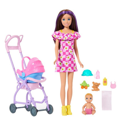 Barbie Skipper Babysitters Playset Stroller