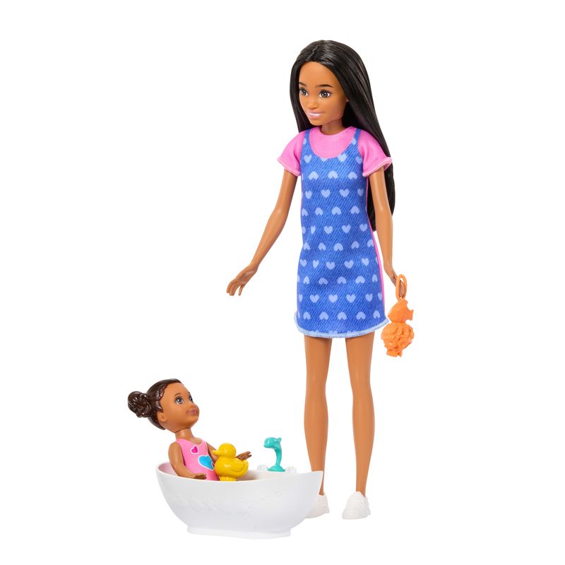 Barbie Skipper Babysitters Playset & 6 Accessories
