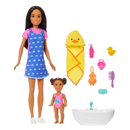 Barbie Skipper Babysitters Playset & 6 Accessories