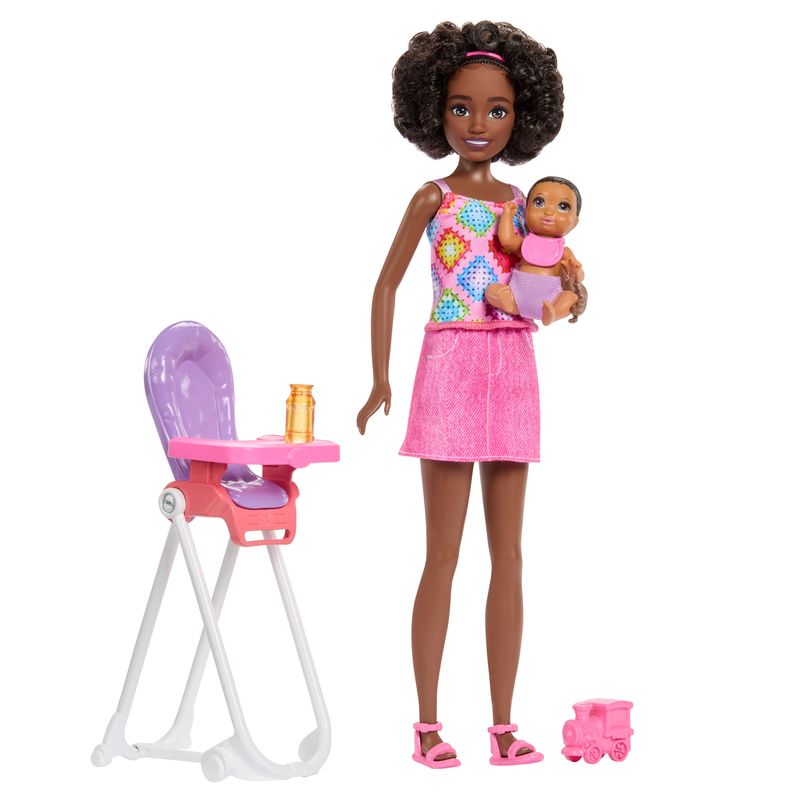 Barbie Skipper Babysitters Playset 8 Accessories
