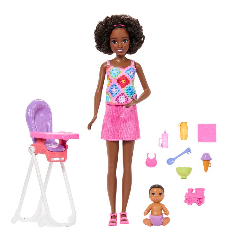 Barbie Skipper Babysitters Playset 8 Accessories