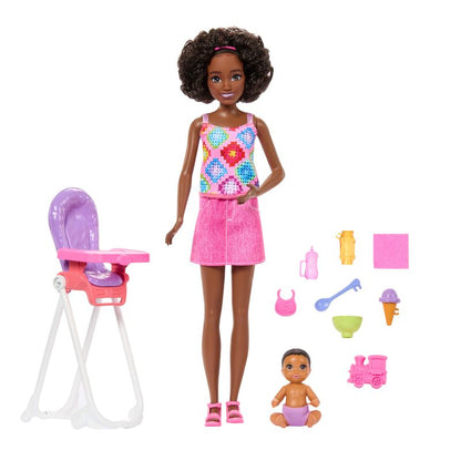 Barbie Skipper Babysitters Playset 8 Accessories