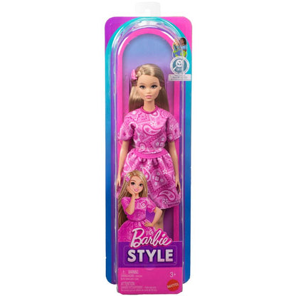 Barbie Fashionistas Style Doll #249 in Pink Paisley Skirt