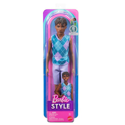 Barbie Fashionistas Style Ken Doll #253 in Lavender Shorts