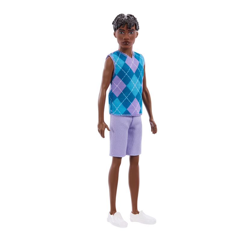 Barbie Fashionistas Style Ken Doll #253 in Lavender Shorts
