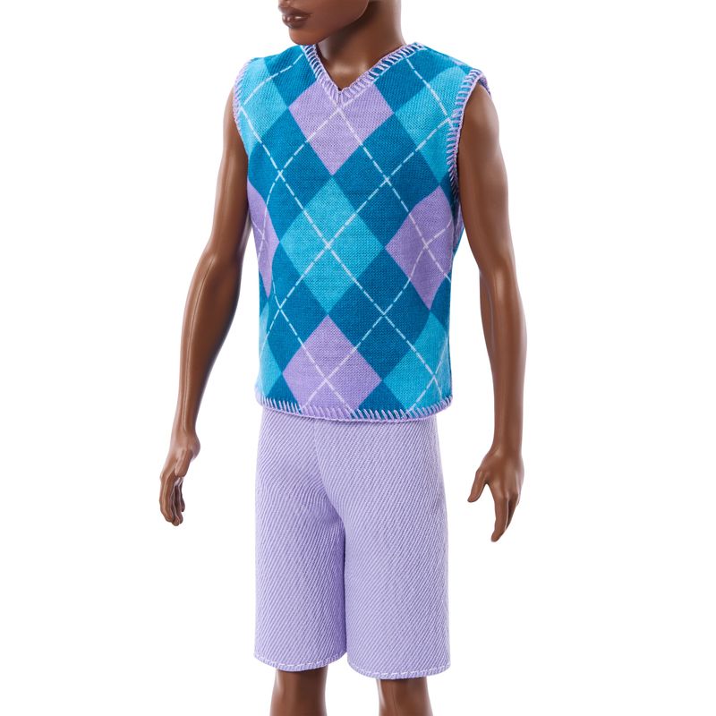 Barbie Fashionistas Style Ken Doll #253 in Lavender Shorts
