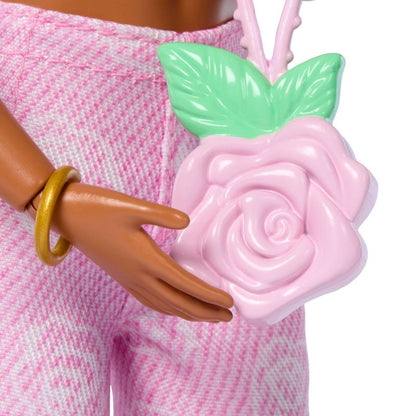 Barbie Deluxe Style Fashion Doll #12 in Pink Denim Crop Top