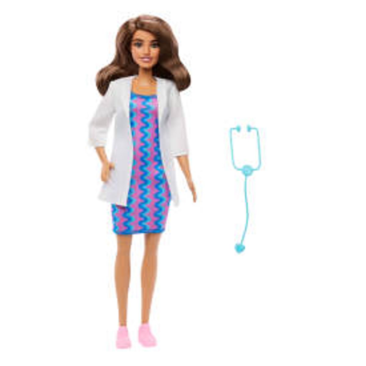 Barbie Careers Doctor Doll & Accessory, Fashion Doll Wearing Removable Look with Stethoscope