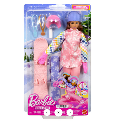 Barbie Snowboarder Doll And Accessories