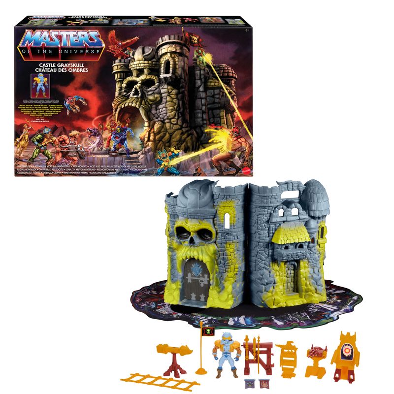 Masters of the Universe Vintage Castle Grayskull Playset with Display Mat