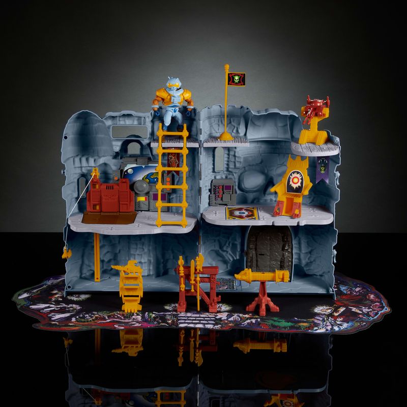 Masters of the Universe Vintage Castle Grayskull Playset with Display Mat