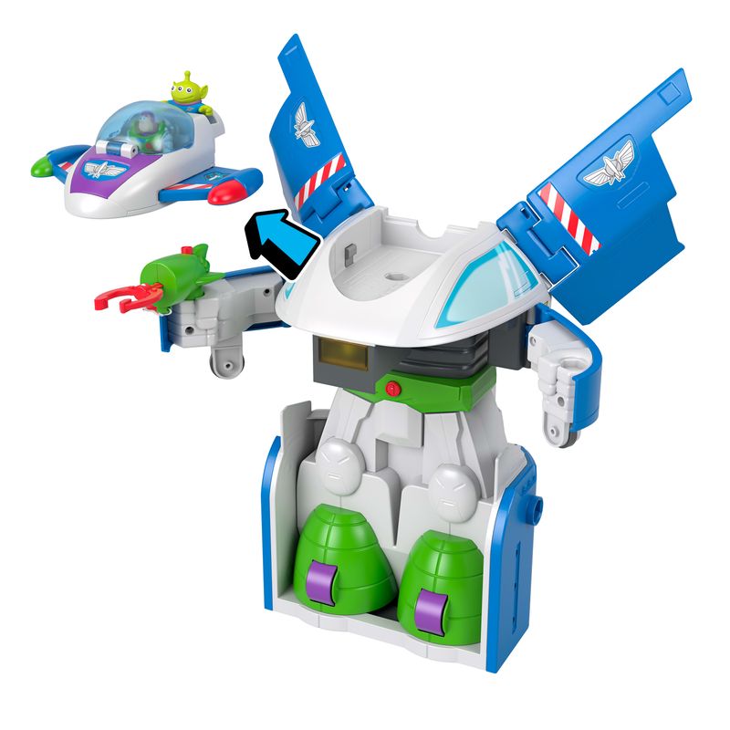 Toy Story 3-In-1 Transforming Buzz Lightyear Ship Imaginext