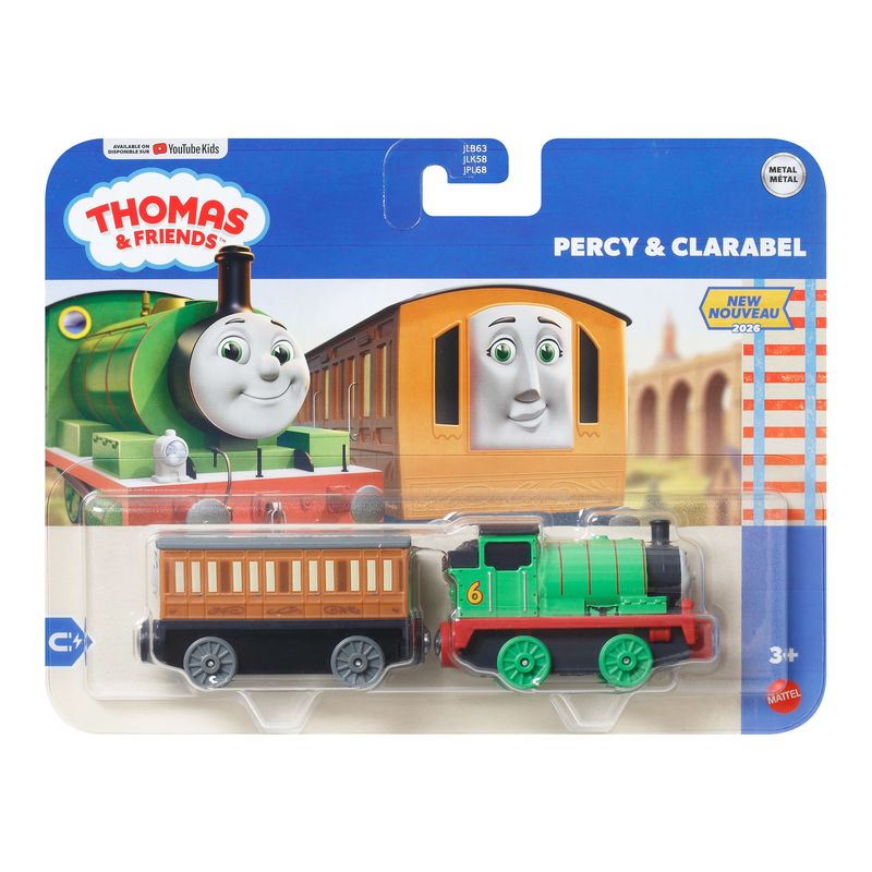 Thomas & Friends by Fisher-Price Die-Cast Train Engine Percy & Clarabel