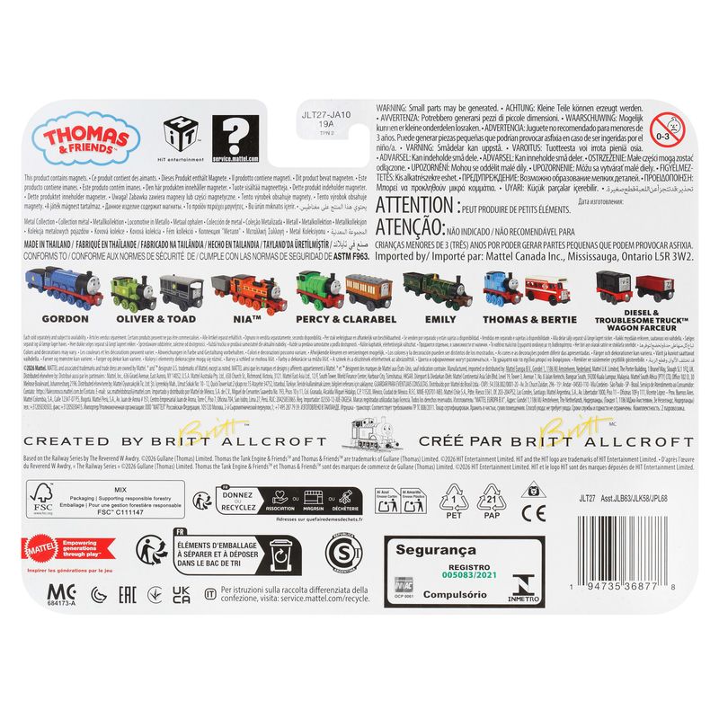 Fisher-Price Thomas & Friends Thomas and Bertie Die-Cast Engine