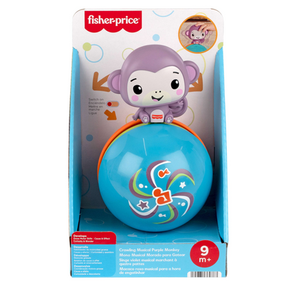 Fisher-Price Crawling Musical Purple Monkey