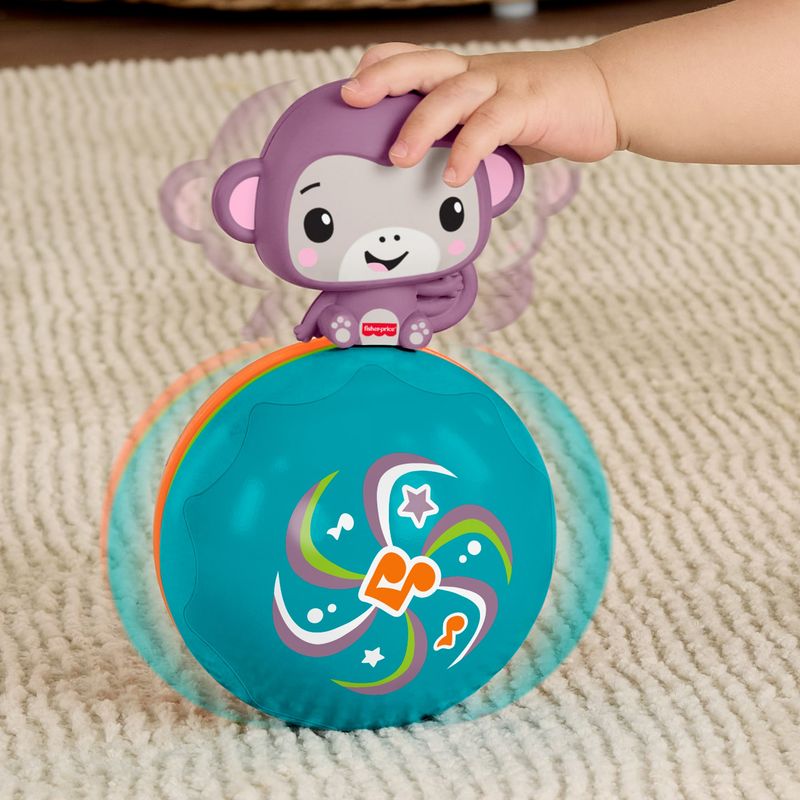 Fisher-Price Crawling Musical Purple Monkey