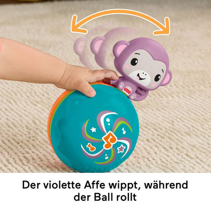 Fisher-Price Crawling Musical Purple Monkey