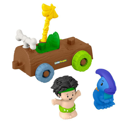 Fisher-Price Little People Dinosaur Parade Log Car & Figure Set