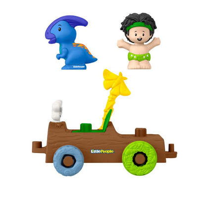 Fisher-Price Little People Dinosaur Parade Log Car & Figure Set
