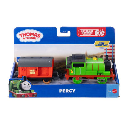 Thomas & Friends by Fisher-Price Motorized Percy Engine & Mail Car Train Percy
