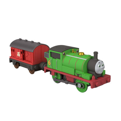 Thomas & Friends by Fisher-Price Motorized Percy Engine & Mail Car Train Percy
