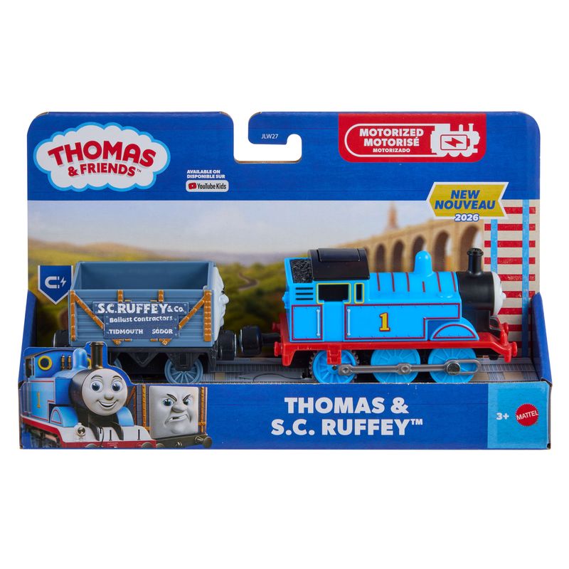Thomas & Friends by Fisher-Price Motorized Thomas Train Engine & S.C. Ruffey