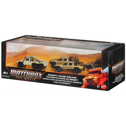 Matchbox Desert Chase Escape 4-Pack Of 1:64 Scale Die-Cast Vehicles