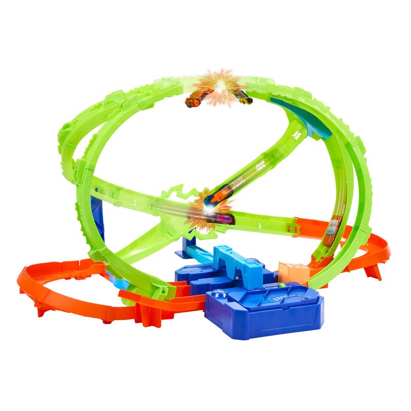Hot Wheels Stunt Tracks Hypersphere Crash