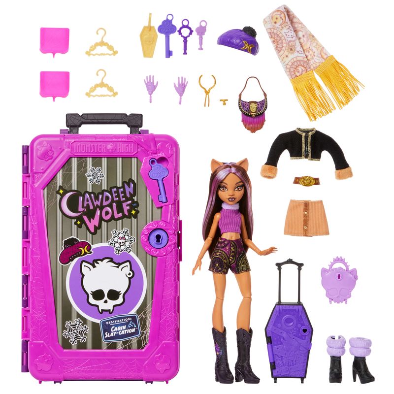 Monster High Skulltimate Secrets Clawdeen Wolf Cabin Doll