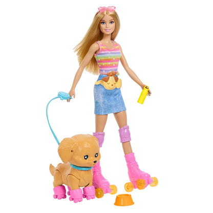 Barbie Skate And Run Pup Doll And Accessories