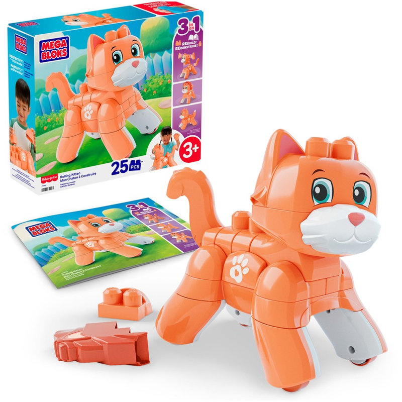 Mega Bloks Rolling Kitten